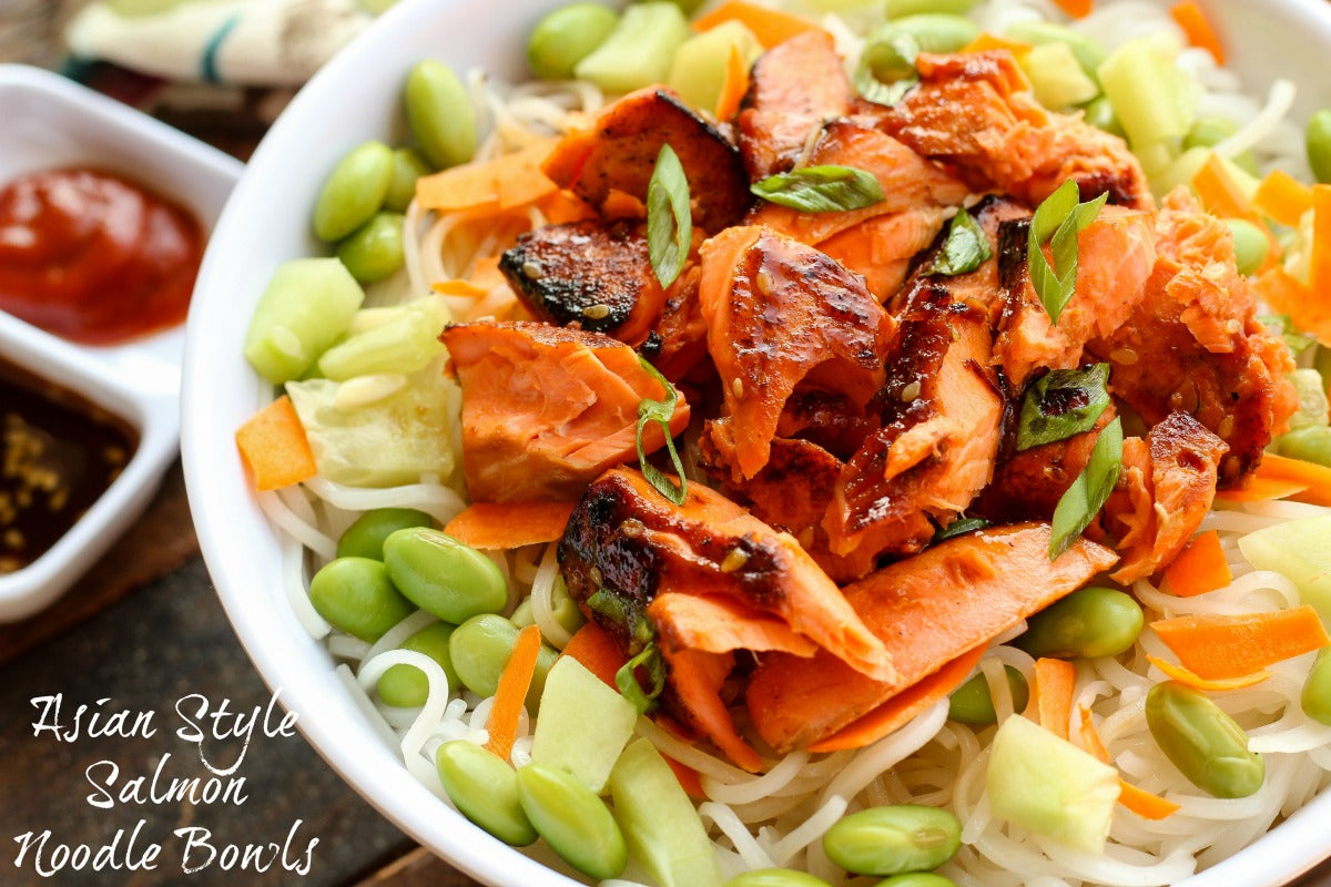 Asian Style Salmon Noodle Bowl – Alaska Select