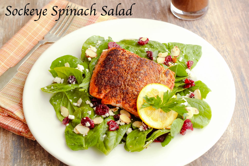 Sockeye Spinach Salad