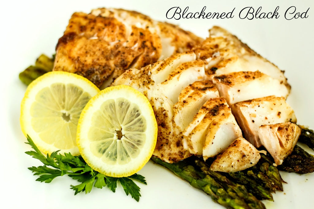 Blackened Black Cod