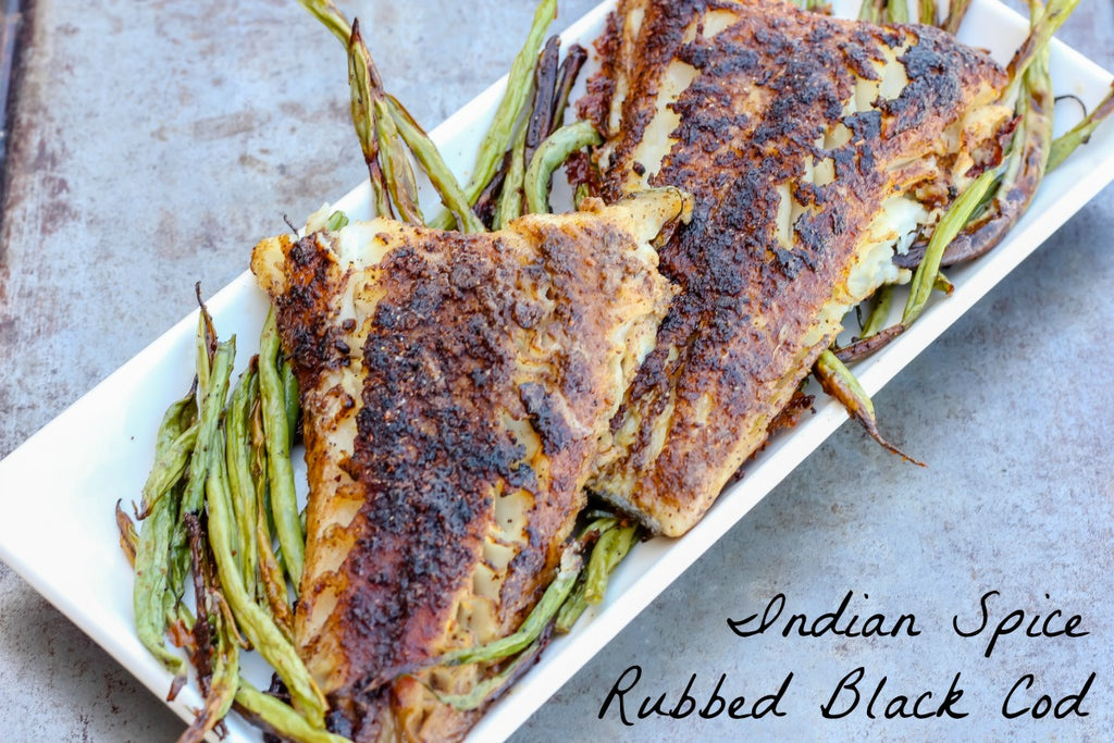Indian Spice Rubbed Black Cod